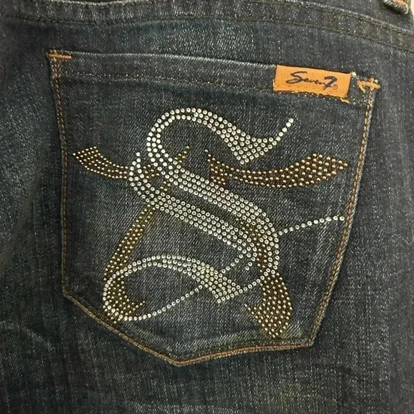 Seven Jeans with Embellished Back  Pockets NWT - Picture 9 of 13